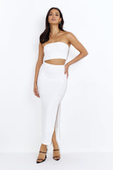 Matching Fit Crop Top White