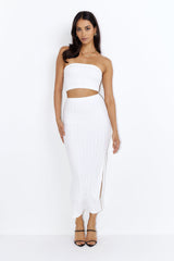 Matching Fit Crop Top White