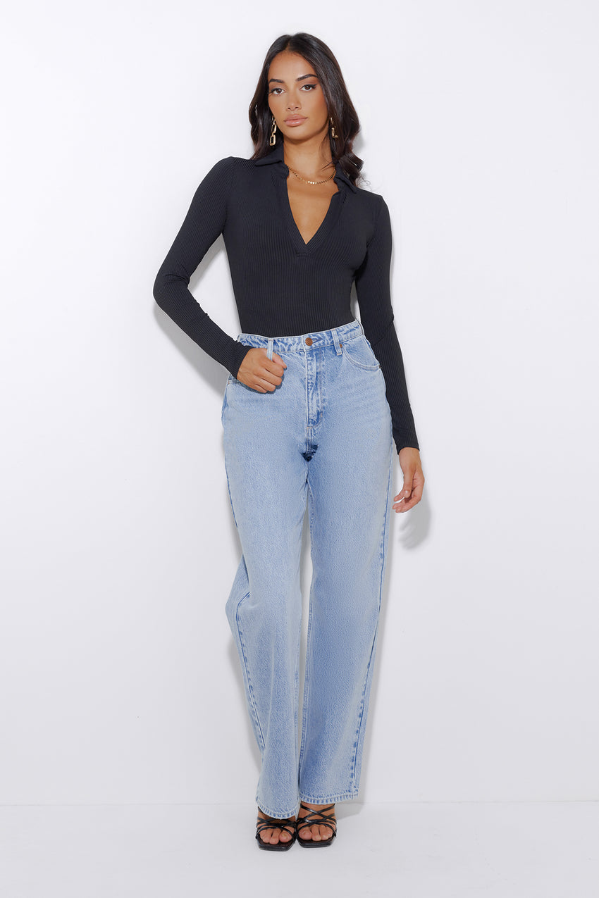 She's Proper Bodysuit Black