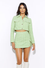 Classic Tweed Jacket Green