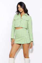 Classic Tweed Jacket Green