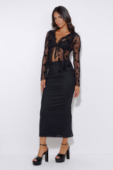 Show It Mesh Top Black