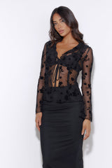 Show It Mesh Top Black