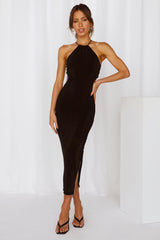 Be My Copycat Midi Dress Black
