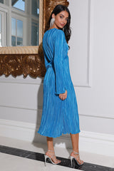 Mountain Vistas Midi Dress Blue