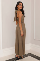 Wrapped In Love Pants Khaki
