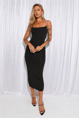 Luxe Touch Midi Dress Black