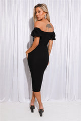 Your Purpose Midi Dress Black