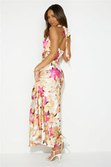 Simply Sleek Maxi Dress Pink