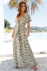 Nature Strikes Jumpsuit Olive