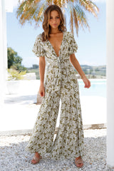 Nature Strikes Jumpsuit Olive