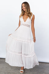 Walks On The Beach Maxi Dress Pink
