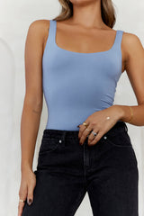 BASE Everyday Staple Singlet Top Slate