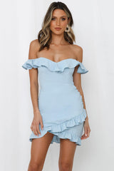 Winks And Kisses Dress Blue