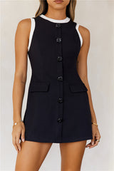 Mabel Romper Black
