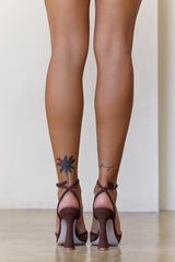 Beki-M Mesh Heels Leopard