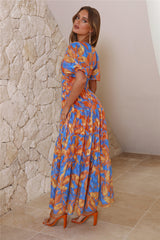 She Is Everything Maxi Dress Blue