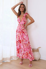 Love The Fit Midi Dress Pink