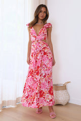 Love The Fit Midi Dress Pink