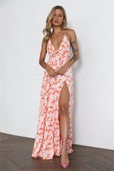 Eternally Evergreen Maxi Dress Orange