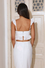 Fanciest High Tea Top White