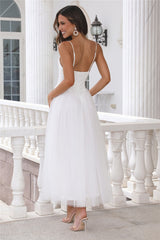 Amazing Love Midi Dress White