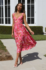 It Was A Dream Midi Dress Pink