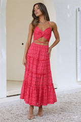 Island Love Maxi Dress Red