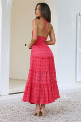 Island Love Maxi Dress Red