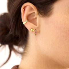 18K Gold Just For Fun Earrings - Cowboy Hat