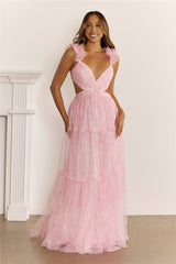 Endless Riviera Maxi Dress Pink
