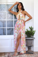 Rainbow Beaches Maxi Dress Print