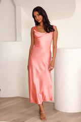 Tie It Up Girl Maxi Dress Pink