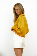 Miami Girl Shirt Mustard