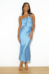 Adore Sunsets Midi Dress Blue