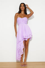 Walk The Runway Mini Dress Lilac