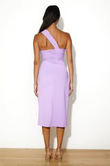 Fit In Everywhere Midi Dress Lilac