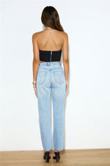 ROLLA'S Original Straight Lyocell Jeans Organic Light Blue