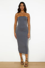 Repeated Wear Maxi Dress Charcoal