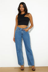 Touch Of Gold Crop Top Black