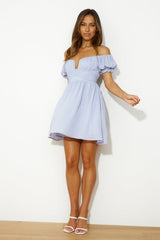 Feeling Dreamy Mini Dress Blue