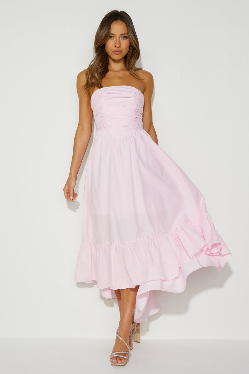 Style Anywhere Midi Dress Pink