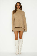 SNDYS Winnie Mini Skirt Beige