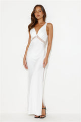 LIONESS Dakota Maxi Dress Porcelain