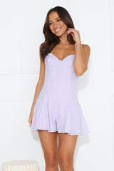 Nothing But Love Romper Lilac