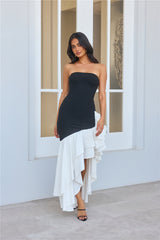Extravagant Events Strapless Maxi Dress Black