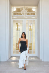 Extravagant Events Strapless Maxi Dress Black