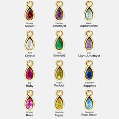Birthstone Cluster Charm - Sapphire