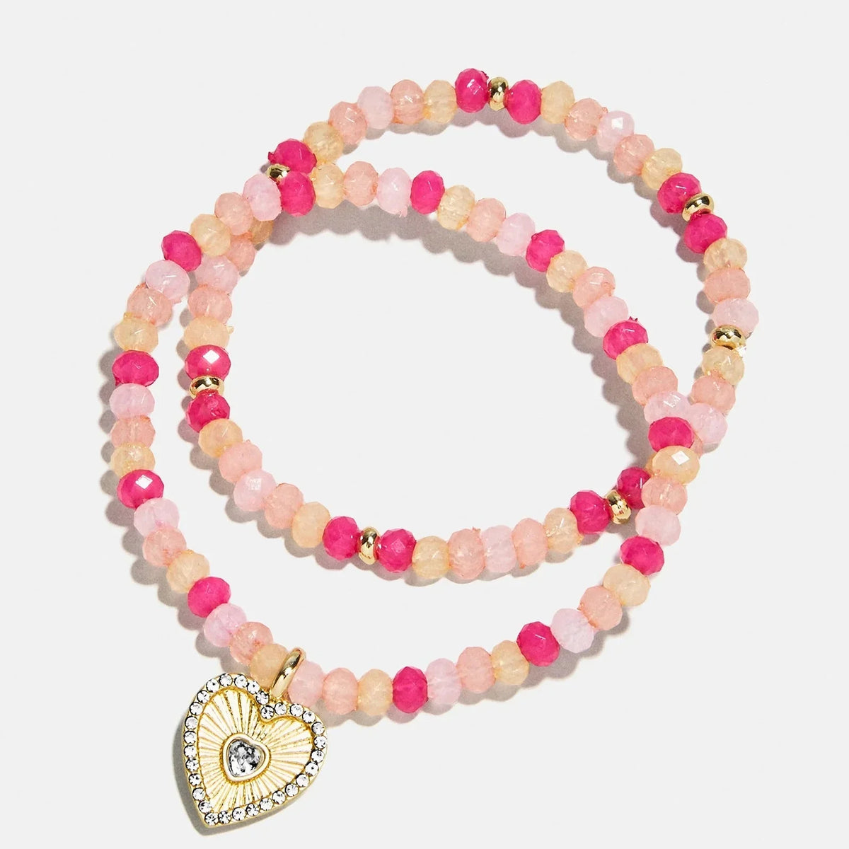 Bead Party Kids Bracelet Set  - Heart