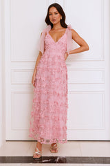 Distinguished Maxi Dress Pink